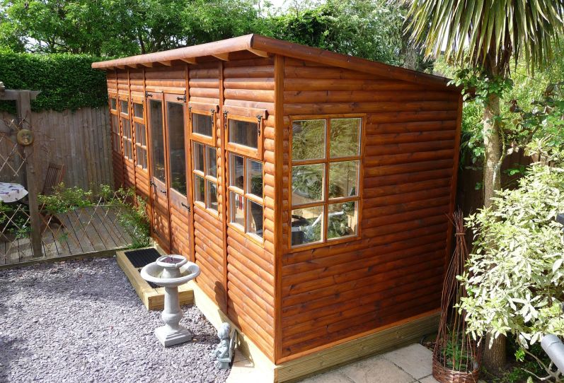 Loglap Timber Garden Room