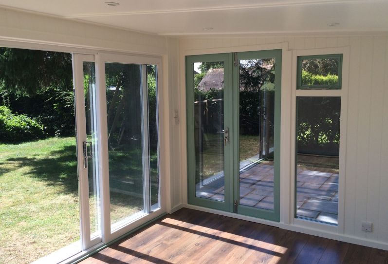 Garden Room with Sliding UPVC Doors