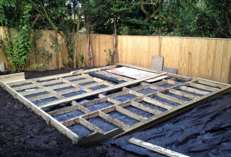 Steel & Timber Base Preparation for Garden Gym